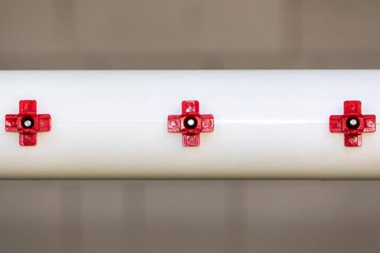 Horizontal Side Mount Chicken Watering Nipples  Easy Install No Leak Automatic Water Feeder for Poultry - 10 Pack