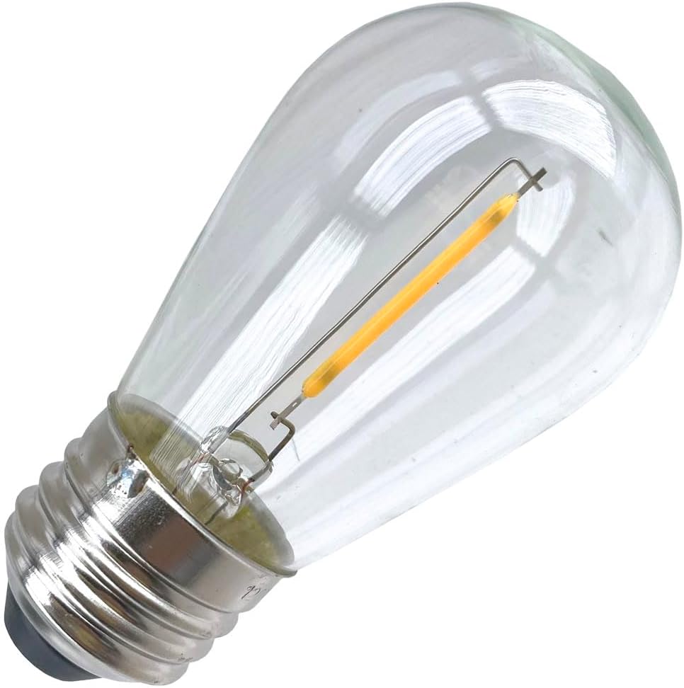 Industrial Performance LED S14 Light Bulb, 130V, Clear