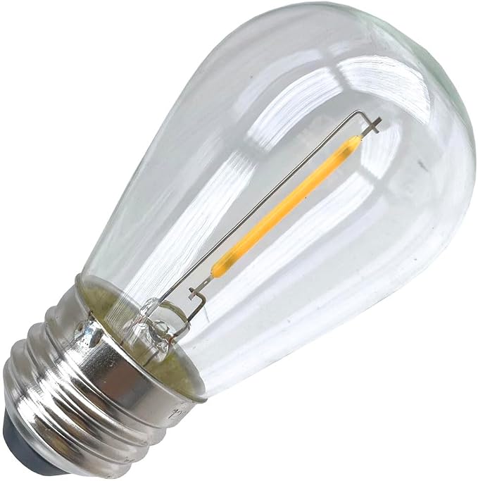 Industrial Performance LED S14 Light Bulb, 130V, Clear