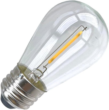 Industrial Performance LED S14 Light Bulb, 130V, Clear