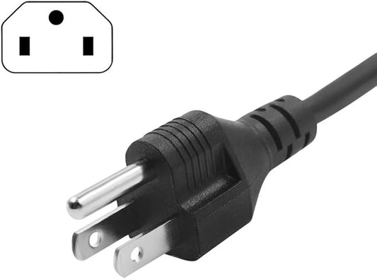 Mity rain Universal Power Cord for Instant Pot Electric Pressure Cookers,Computer Monitor, Rice Cookers,Coffee Pot, Microwaves, Soy Milk Makers and Other Kitchen Appliances Replacement Cable (4 FT)