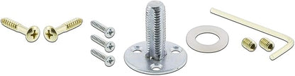 Nostalgic Warehouse Victorian Plate with Keyhole Chateau Knob, Single Dummy, Unlacquered Brass