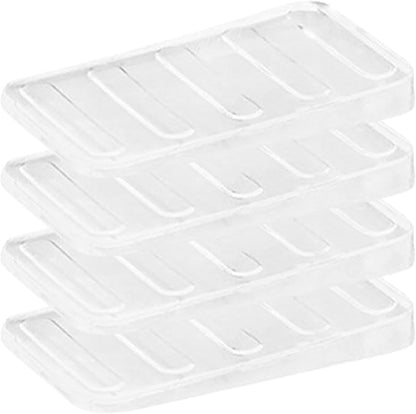 Table Shims for Leveling Clear,Levelers Adjustable Blocks Furniture Shims Wedges - 4X Furniture Pads Levelers Table Shims Levelers for Home Improvement