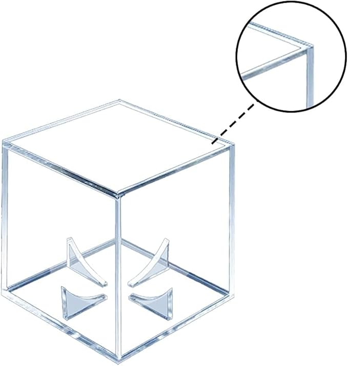 Baseball Display Case 1 Pack, UV Protected Sport Collectibles Baseball Holder Acrylic Cube Memorabilia Display Box, Official Baseball Autograph Display Case for Official Size Baseball