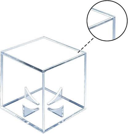Baseball Display Case 1 Pack, UV Protected Sport Collectibles Baseball Holder Acrylic Cube Memorabilia Display Box, Official Baseball Autograph Display Case for Official Size Baseball