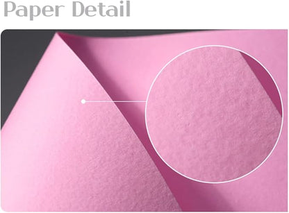 PPAPPAPPIYO Set of 50 4x6 Color Blank index cards 180gsm (pink)