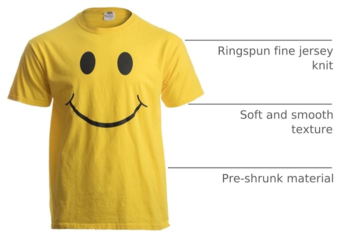 Smile Face | Cute, Positive, Happy Smiling Face Unisex T-Shirt for Men or Women