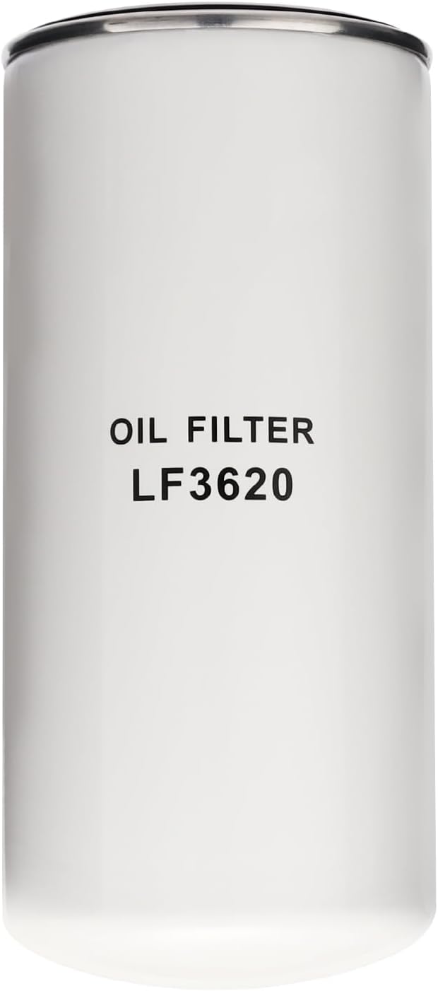 LF3620 Heavy Duty Spin-On Oil Filter High Efficiency Filtration Compatible With Detroit Diesel Series 50/60 Engines Replaces 23518480 25014505 P552100 B495 LF3620 5839LF3620 (Has Small Cosmetic Scratches)