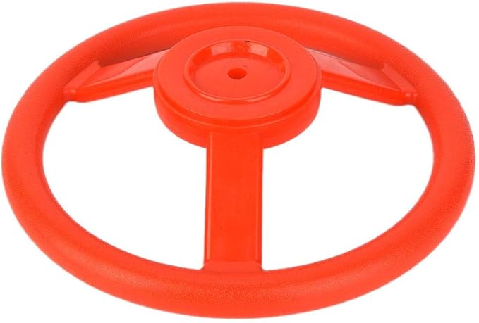 VGEBY1 Swingset Steering Wheel, Plastic Outdoor Kids Steering Wheel Attachment Playground Swing Set(red) 0