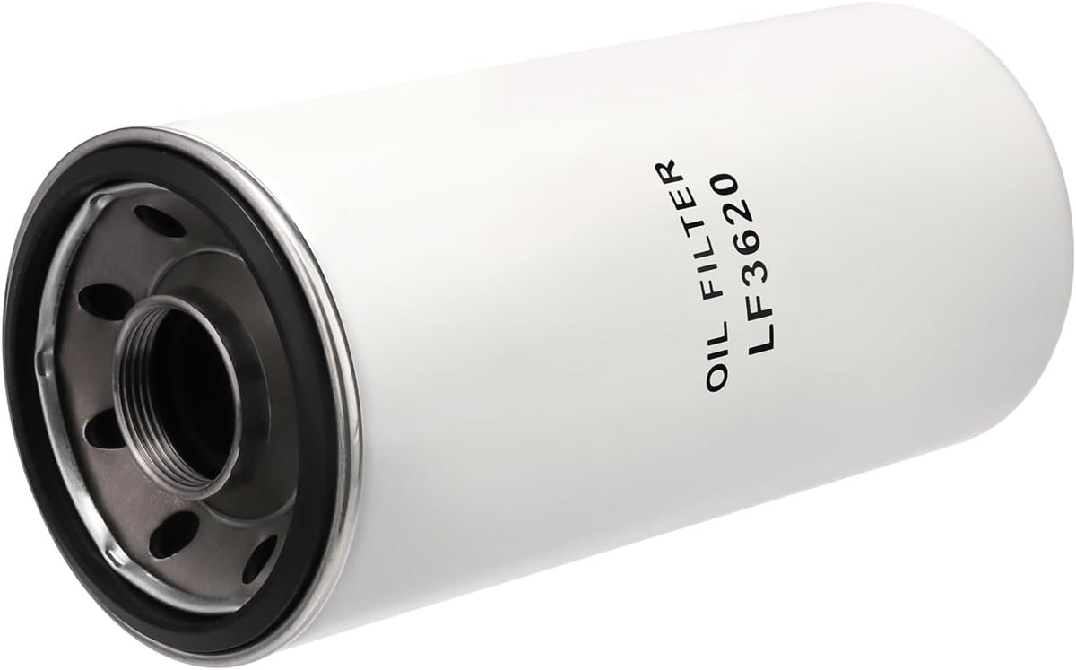 LF3620 Heavy Duty Spin-On Oil Filter High Efficiency Filtration Compatible With Detroit Diesel Series 50/60 Engines Replaces 23518480 25014505 P552100 B495 LF3620 5839LF3620 (Has Small Cosmetic Scratches)