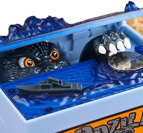 Electronic Coin Money Box, Automatic Stealing Coin Monster Dinosaur Coin Bank Piggy Toy Musical Movement Money Box Anime
