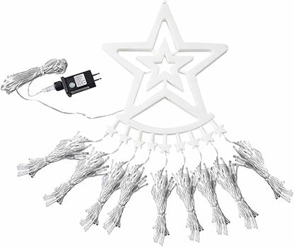 IAMAGOODLADY Christmas Decorations,Christmas Lights Outdoor 350LED 11.5FT 9 Strand Christmas Decorations with 8 Lighting ModesMemory Function,Star String Lights Only Lightning Deals of Today