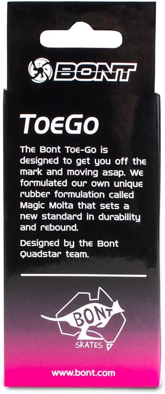 BONT Roller Skates - ToeGo Roller Skate Roller Derby Toe Stops - 2 Pack