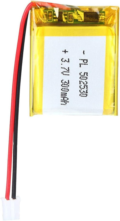 YDL 3.7V 300mAh 502530 Lipo battery Rechargeable Lithium Polymer ion Battery Pack with PH2.0mm JST Connector