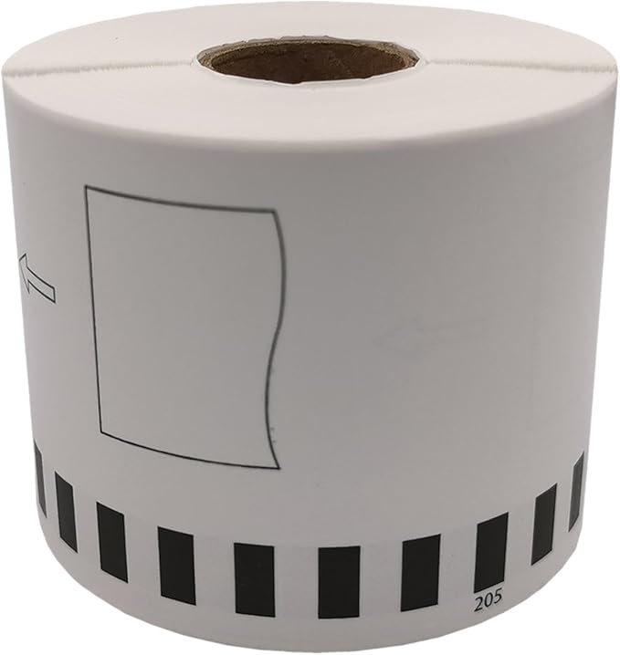 Continuous Labels Replaces DK-2205 Printer Label for QL-500 550 1050 1060, 62mmx30.48m, White