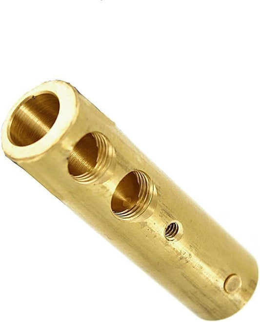 Leviton 16D31-UC 16-Series Taper Nose, Female Plug, Contact and Insulator, Cam-Type connector with Double Set Screw Termination, Brass