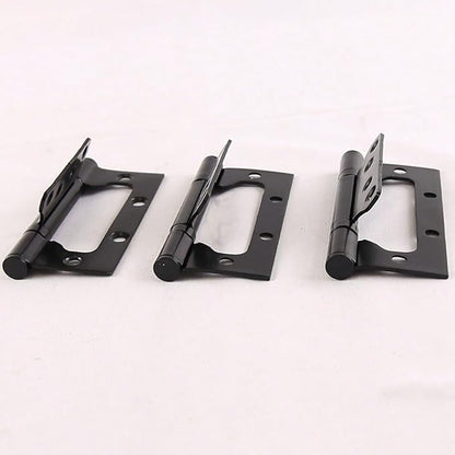 3 Pieces Black 304 Stainless Steel Door with Silent Hinges, Specifications 4  3  2.5 Hinge(3 pc Black hige)