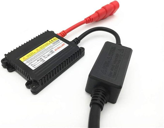 Ultra Slim 35W HID Ballast - Universal Xenon Replacement for H1, H3, H4, H7, H11, H13, 9005, 9006, 9007, 880 - Waterproof, Shockproof, Plug  Play, Pack of 1