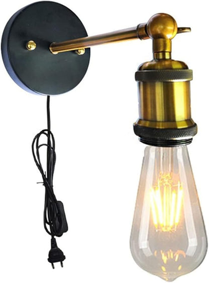 Wall Lamp Living Room Bedroom Bedside LED Wall Sconce Retro Industrial Wall Light Decor, led Light