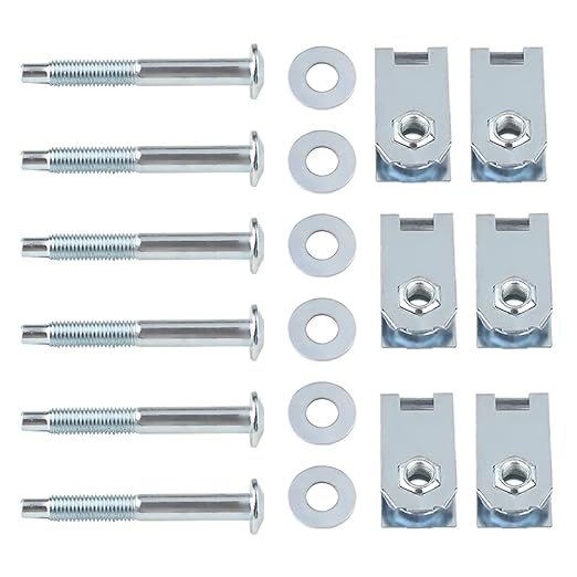 Truck Bed Mounting Bolt Nut Hardware Kit Compatible with 1997-2012 Ford F150,1997-2012 Ford Lobo Pickup, 2006-2008 Lincoln Mark LT Replaces  924-313, W708605-S436