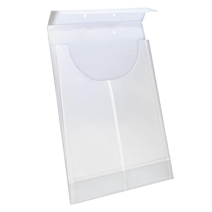 Smead Poly File Retention Jacket, 34" Expansion, LetterLegal, Clear, 24 per Box (68191)