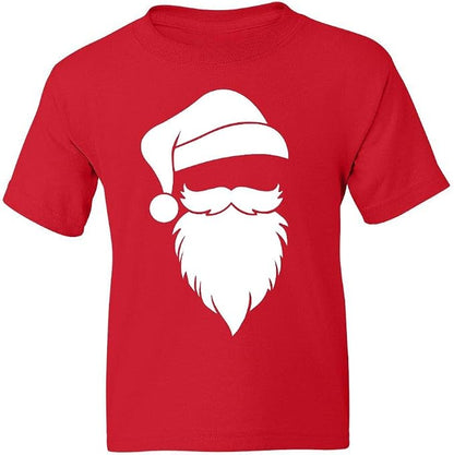 Santa Claus Face Christmas Youth T-Shirt