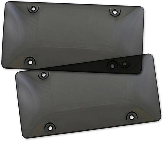 Car License Plate 1pcs Car Frame Cover Shield Transparent License Plate Frame Truck Exterior Decoration Car License Plate Tag Car License Plate Frame(1)