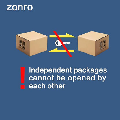 ZonRo Locks Laminated Steel Keyed Padlocks Keyed Alike Locks, Long Shackle Padlocks, for Hasp Latch, Sheds, Fences, Storage Locker, School, Gym,Pack of 6