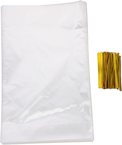 Healeved 1 Set Transparent Packaging Bag Clear Packaging Bags Sweet Storage Bags Cookie Packaging Bags Packing Bag Paper Bags for Food Biscuit Packing Bag Cellophane Bags Candy Plastic