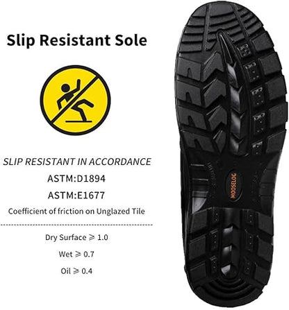 Women's ASTM CSA Steel Toe Work Boots 925, Puncture Resistant/Electric Shock Resistance/Steel Toe Composite Plate/Light Weight