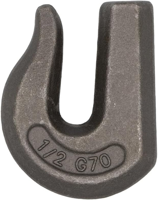 Mytee Products G70 12" Weld On Chain Grab Hooks WLL 11,300 lbs Bucket Flatbed Trailer Wrecker Tow Tie Down