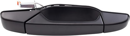 TRQ Front Right Exterior Door Handle Black Passenger Side Compatible with 07-13 Avalanche 07-14 Escalade Escalade ESV Escalade EXT Sierra 1500 Sierra 2500 HD Sierra 3500 HD Silverado 1500