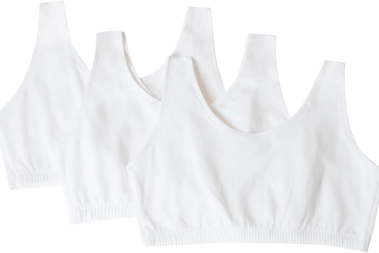 Fruit of the Loom Women's Multi-Pack Tank Top Style Sports Bra