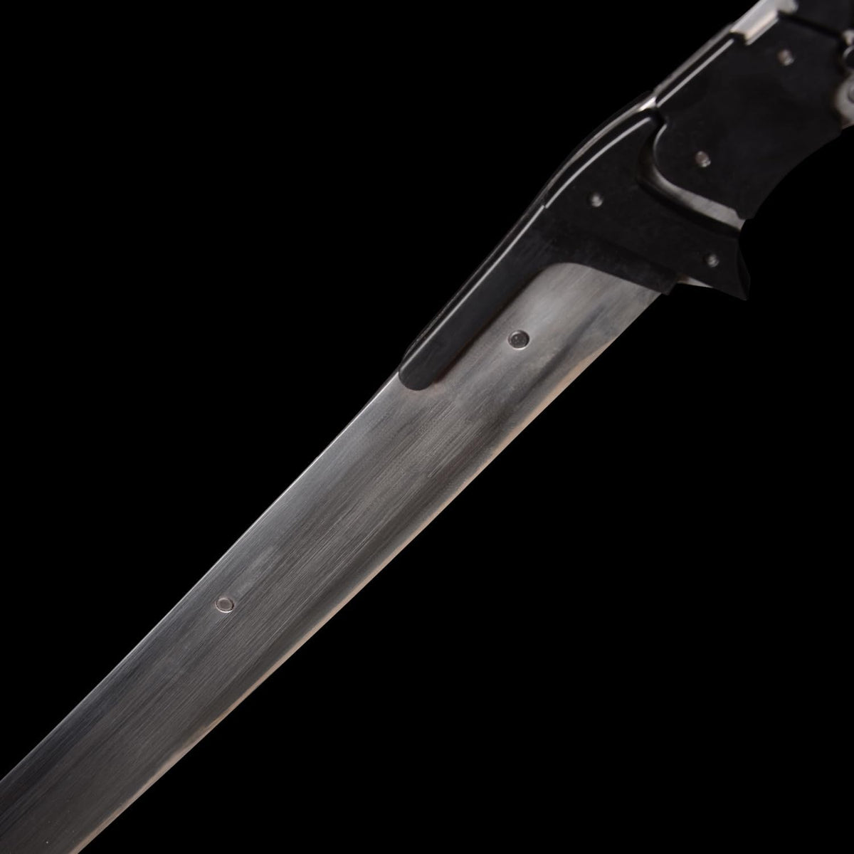 Samuel Rodrigues/Raiden Sword Japanes Game Cosplay Prop Metal Upgraded Version Katana Black/Red not Sharp (but has sharp, pointed tip)