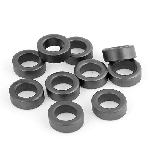 10 Pcs 22.6mm x 13.8mm x 9.8mm Toroid Cores for Power Transformer(10 Stück 22,6 mm x 13,8 mm x 9,8 mm Ringkern für Leistungstransformatoren