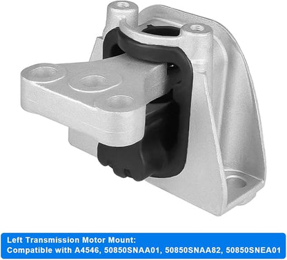 JDMON 1Pcs Engine Motor Left Transmission Mount Replacement for Honda Civic 1.8L 2006 2007 2008 2009 2010 2011 Compatible with A4546, 50850SNAA01, 50850SNAA82