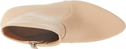Essentials Women's Fitted Stretch Ankle Boots with Block Heel.