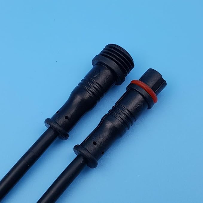 10Pairs Black Small Size DC/2/3/4/5 Pin 20cm Waterproof IP65 Male and Female LED Strip Cable Wire Connector - (Color: 10Pairs 2Pin Cable)