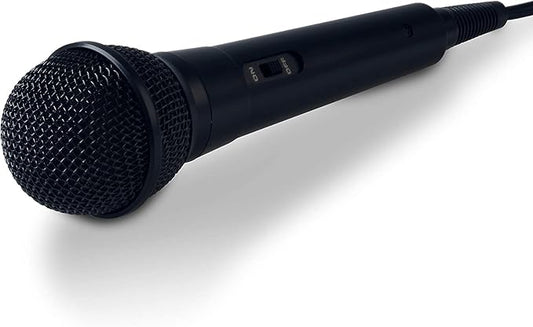 808 Singsation Dynamic Microphone with 6' Cord, Lightweight, No Batteries Required, Plug and Play Accessory, Designed for SPKA30SPKA700 Karaoke Machines