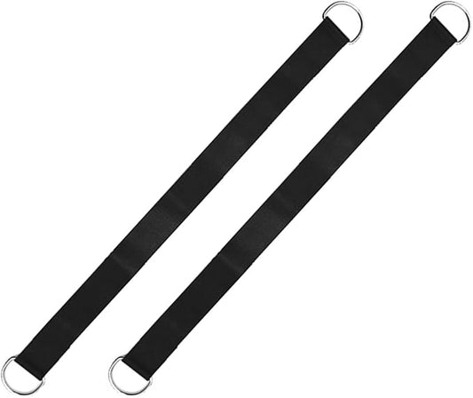 Leg Strengthening Belts Heavy Duty T-bar Straps 2pcs T Bar Row Wear Resistant Dumbbell for Multifunction Fitness Ropes Barbell
