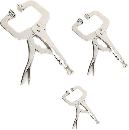Fit for 6"/9"/11" C Clamp Vise Grip Welding Locking Quick Pliers Round Locator Clips (Color : 9)
