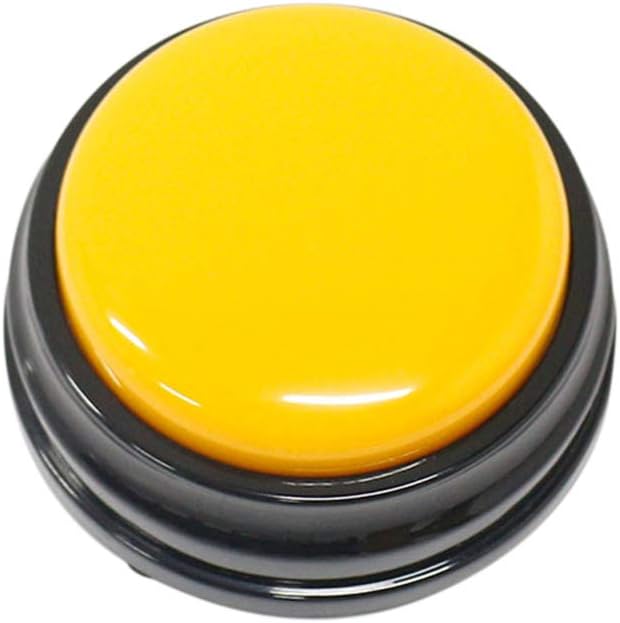 Small Size Easy Carry Voice Recording Sound Button for Kids Interactive Answering Buttons Pink
