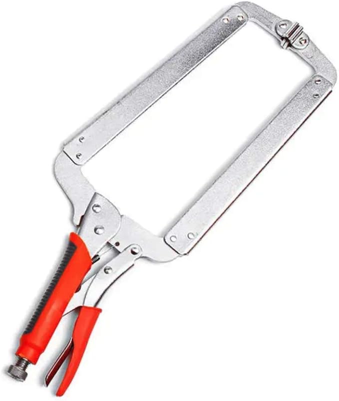Massca Locking C-Clamp | Portable Table & Tool Vise Grip | Heavy Duty C-Clamps with Swivel Pads | Made from Strong High-Grade Carbon Steel for Home, Workshop & Welding Use | – 18 Inch
