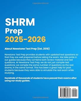 SHRM Prep 2025-2026: Complete CP and SCP Study Guide  536 Questions and Detailed Answer Explanations (4 Full-Length Exams)