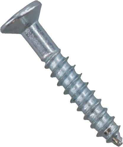 4mm x 25mm PZ2 Countersunk Wood Screws Fasteners with Raw Plugs 24pc