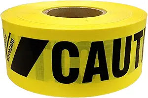 REINFORCED CAUTION CUIDADO TAPE 3" X 500'