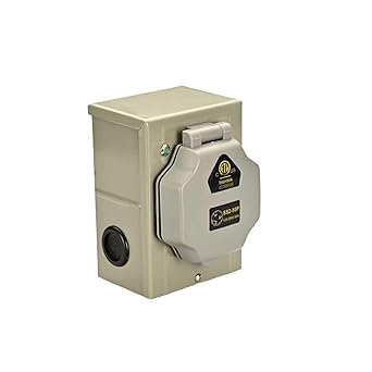 50 Amp Generator Power Inlet Box