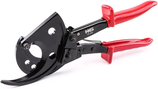 HKS Ratchet Cable Wire Cutter Heavy Duty for Cutting Electrical Aluminum Copper and Multi-core Cables up to 400mm²