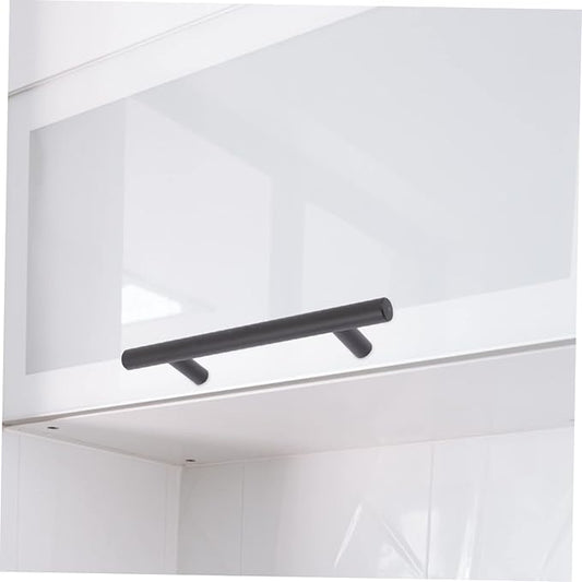 2pcs Cabinet Round Bar Handles Modern Drawer Pulls with Screws Kitchen Cabinet Hardware Easy to Install Suitable for Home and Office Use