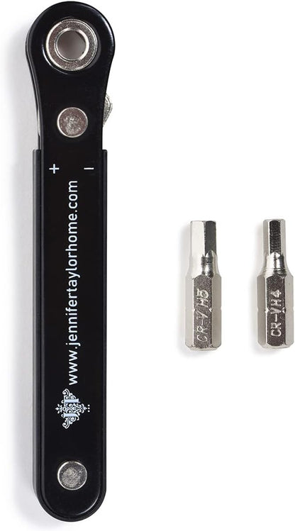 Jennifer Taylor 2-in-1 Mini Ratchet Tool